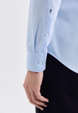 SEIDENSTICKER Slim Fit Businesspaita 'Smart Classics' värissä sininen