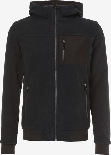 Lakeville Mountain Fleecejacke 'Waldorn' in schwarz, Produktansicht