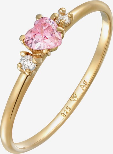 ELLI Ring in gold / pink, Produktansicht