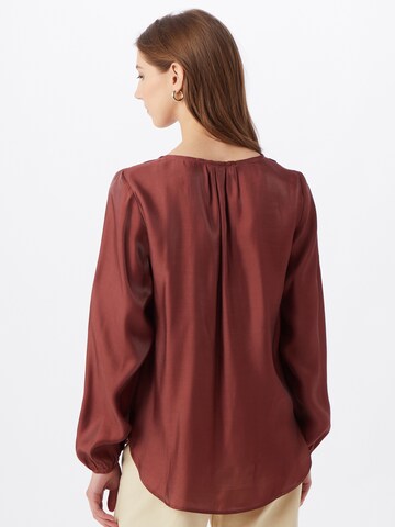 Cream Blouse 'Sally' in Rood
