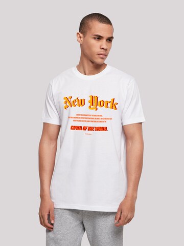F4NT4STIC Shirt 'New York COTW' in White: front