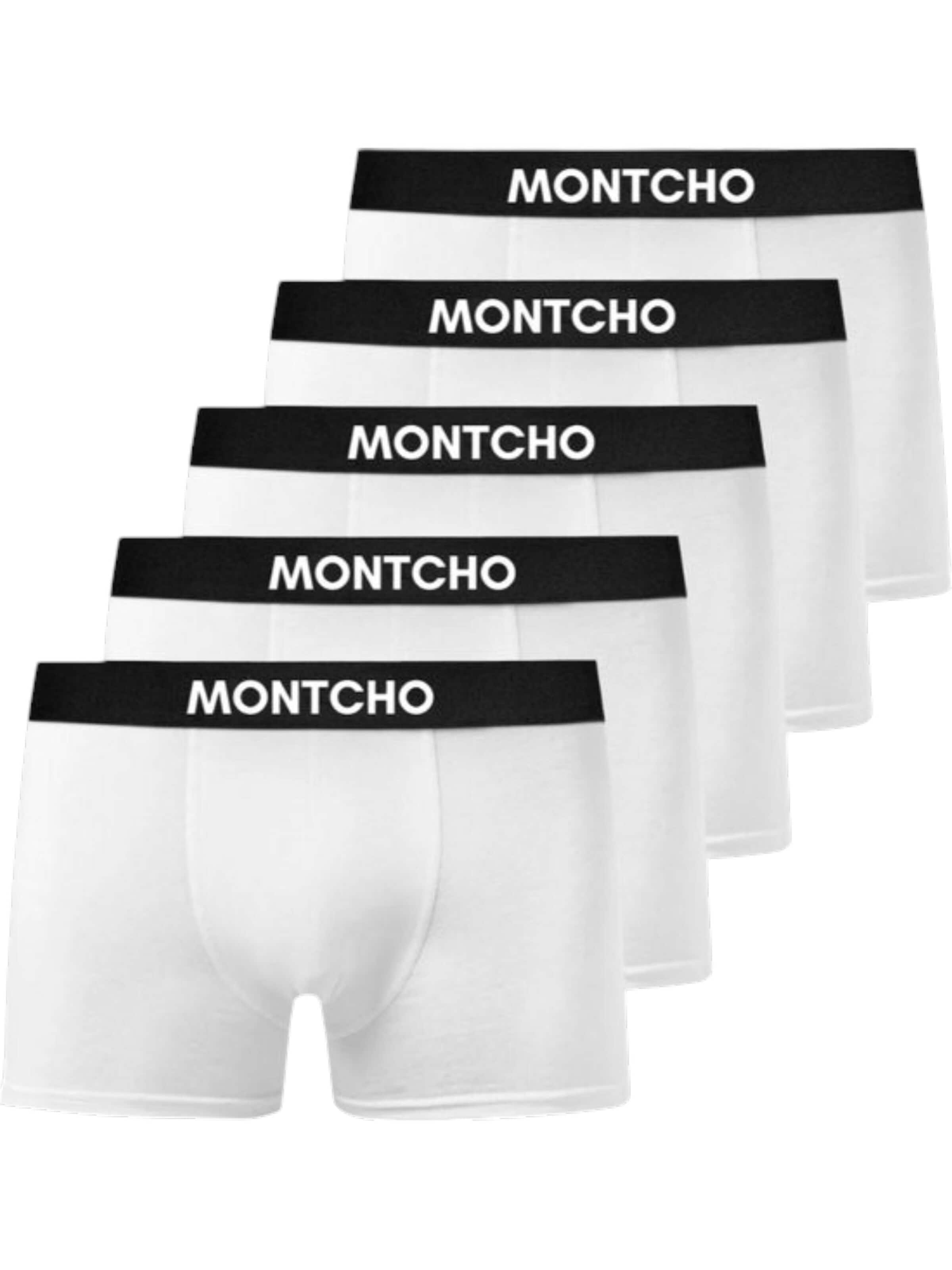 Montcho Boxershorts 'Essence'‌‌‌‌‌‌‌ in Weiß: Vorderseite