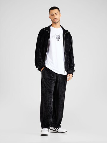 Wide leg Pantaloni de la GCDS pe negru