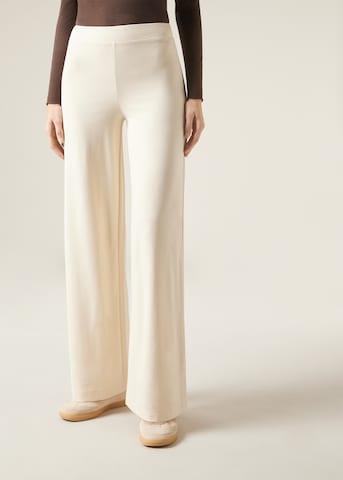 CALZEDONIA Flared Hose in Beige