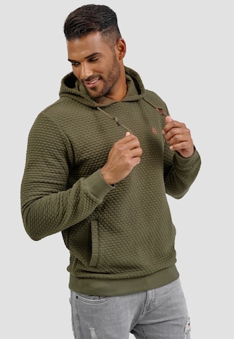 INDICODE JEANS Pullover in Grün