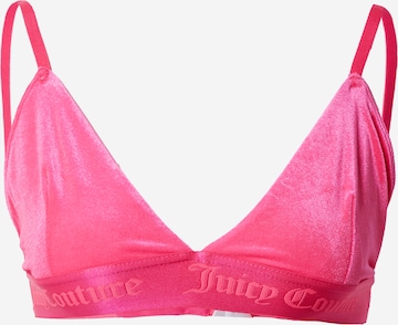 Juicy Couture Trójkąt Góra bikini w kolorze różowy: przód