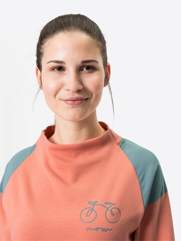 VAUDE Athletic Sweatshirt 'Cyclist' in Orange