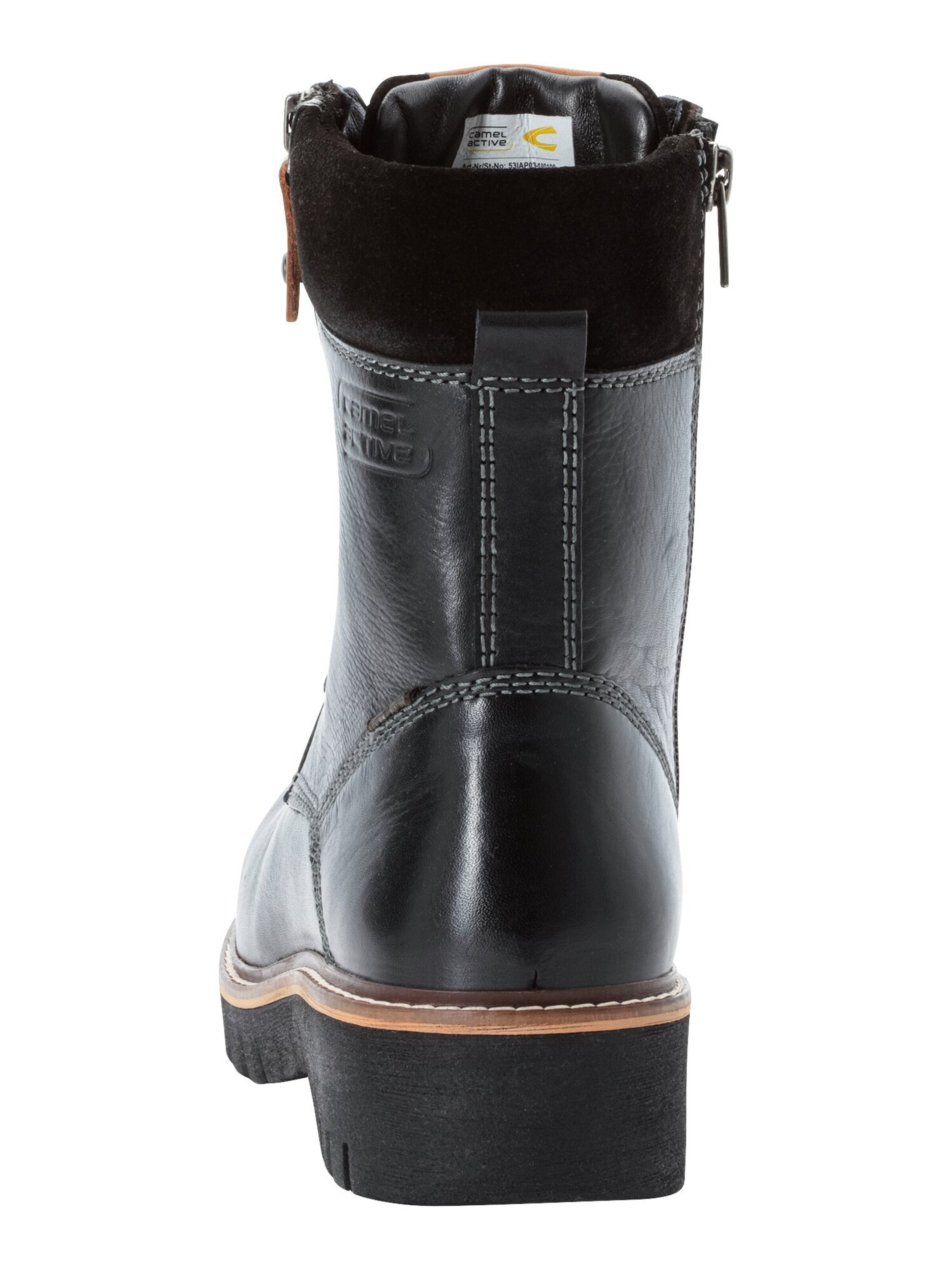 CAMEL ACTIVE Lace-Up Boots in Black