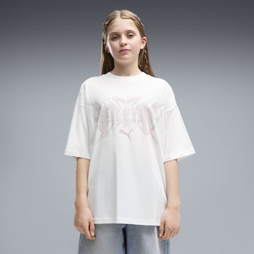 T-Shirt fonctionnel PUMA en blanc : devant