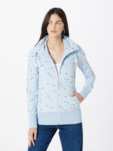 Ragwear Mikina 'RYLIE BIRDS' – modrá: přední strana