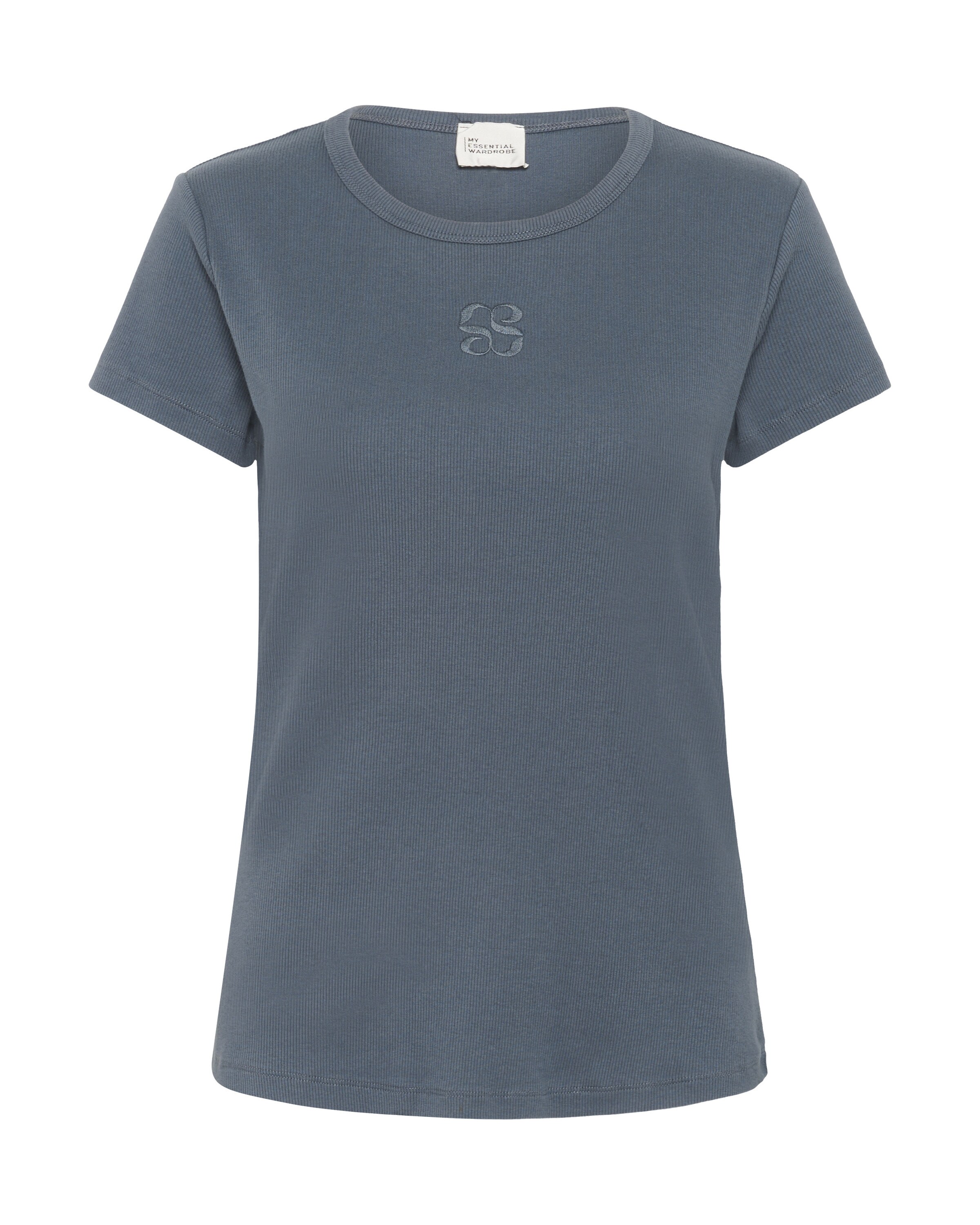 My Essential Wardrobe Shirt in Blauw: voorkant