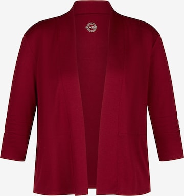 Rabe Knit Cardigan in Red: front