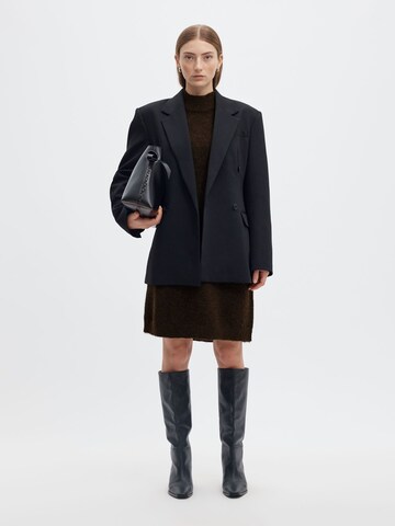 SELECTED Knit dress in Brown