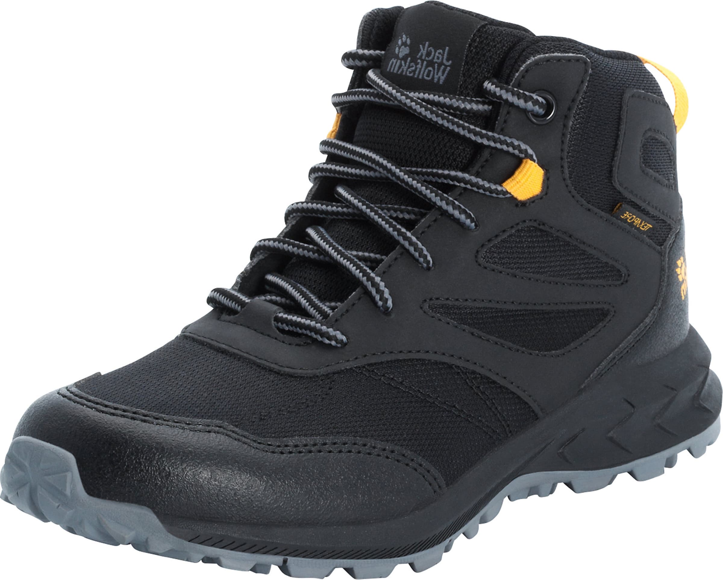 JACK WOLFSKIN Wanderschuh in Schwarz: Vorderseite