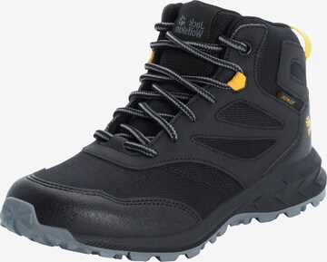 JACK WOLFSKIN Boots in Black: front