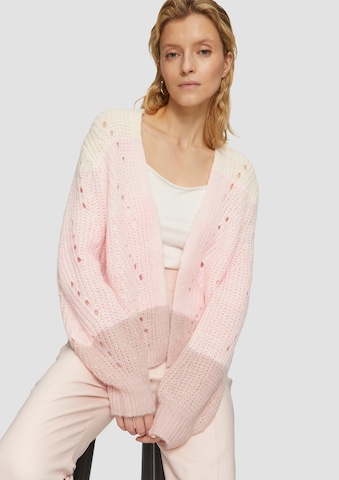 s.Oliver BLACK LABEL Gebreid vest in Roze