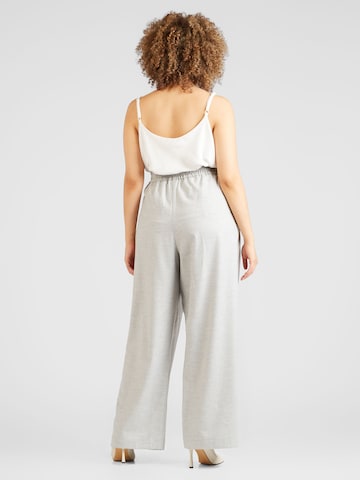 Wide leg Pantaloni de la River Island Plus pe gri