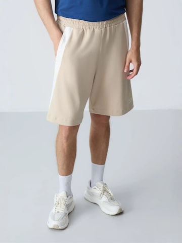 Pantalon Tommy Life en beige : devant