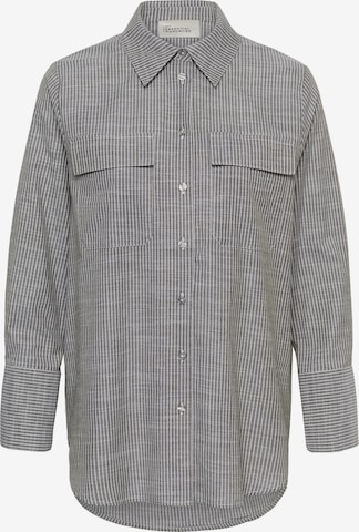 Chemisier 'SkyeMW' My Essential Wardrobe en gris : devant