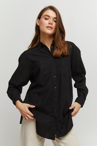 b.young Blouse 'BYFALAKKA' in Zwart: voorkant
