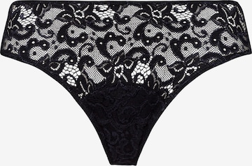 Slip ' Moments ' Hanro en noir : devant