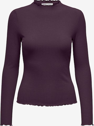 ONLY Shirt 'ONLEMMA' in Lila: Vorderseite