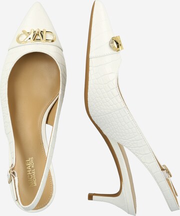 MICHAEL Michael Kors Γόβες slingback 'PARKER' σε λευκό