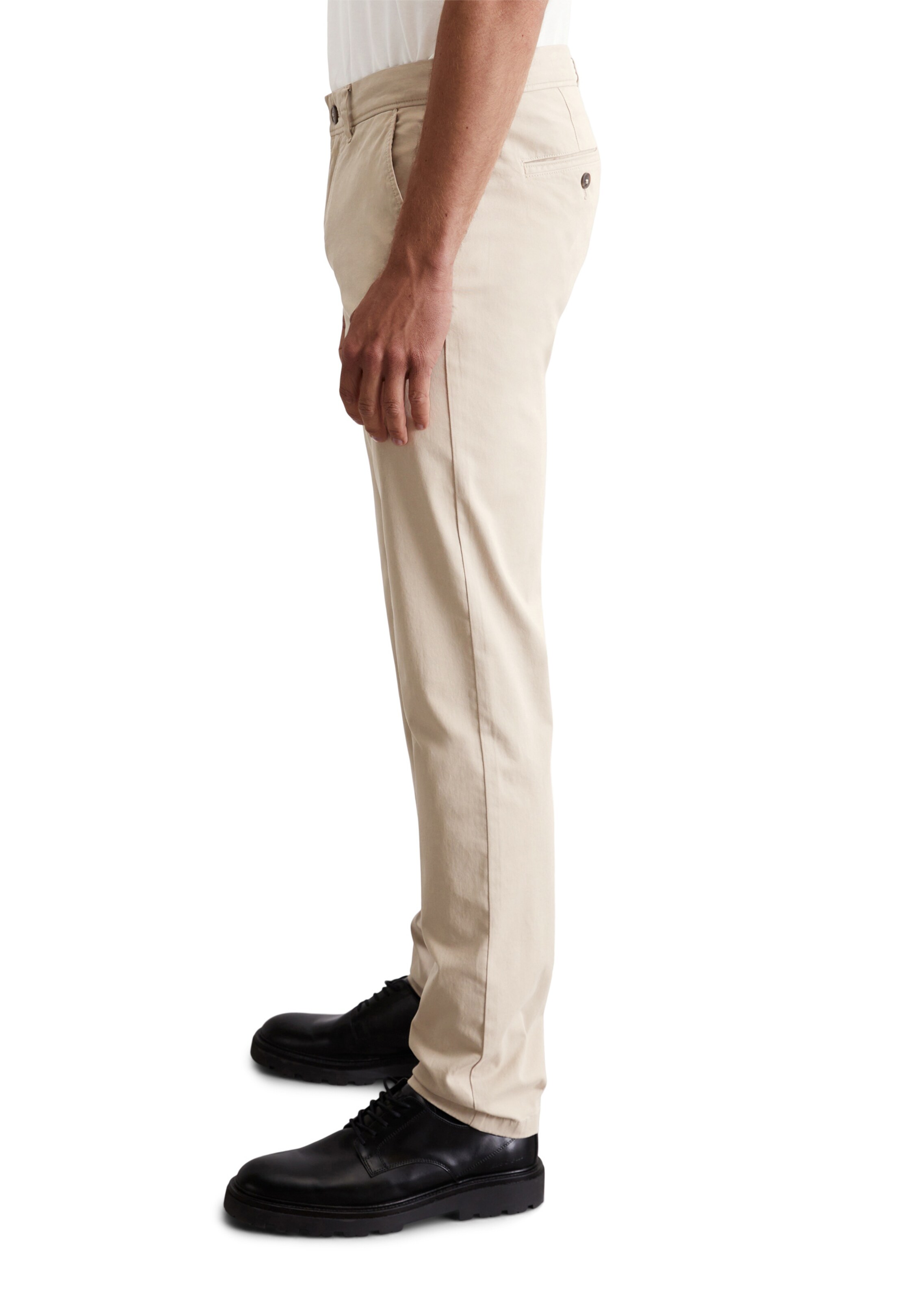 Marc O'Polo Regular Chino trousers 'Stig' in Beige