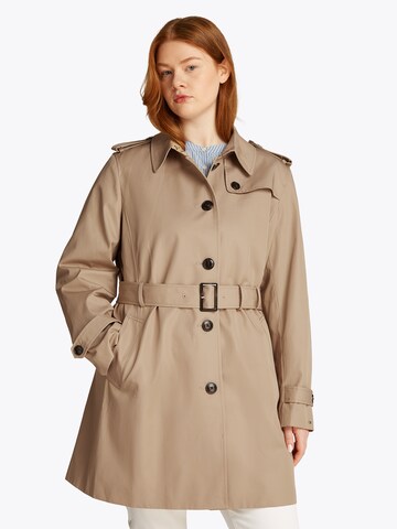 Tommy Hilfiger Curve Between-seasons coat 'Heritage' in Beige: front