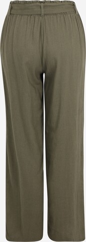 JDY Tall Szeroka nogawka Spodnie 'SAY' w kolorze zielony