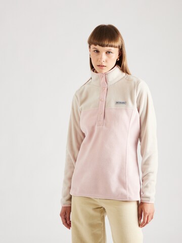 COLUMBIA Športen pulover 'Benton Springs™' | roza barva: sprednja stran