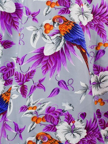 King Kameha Beach Towel 'Cherryparrot' in Grey
