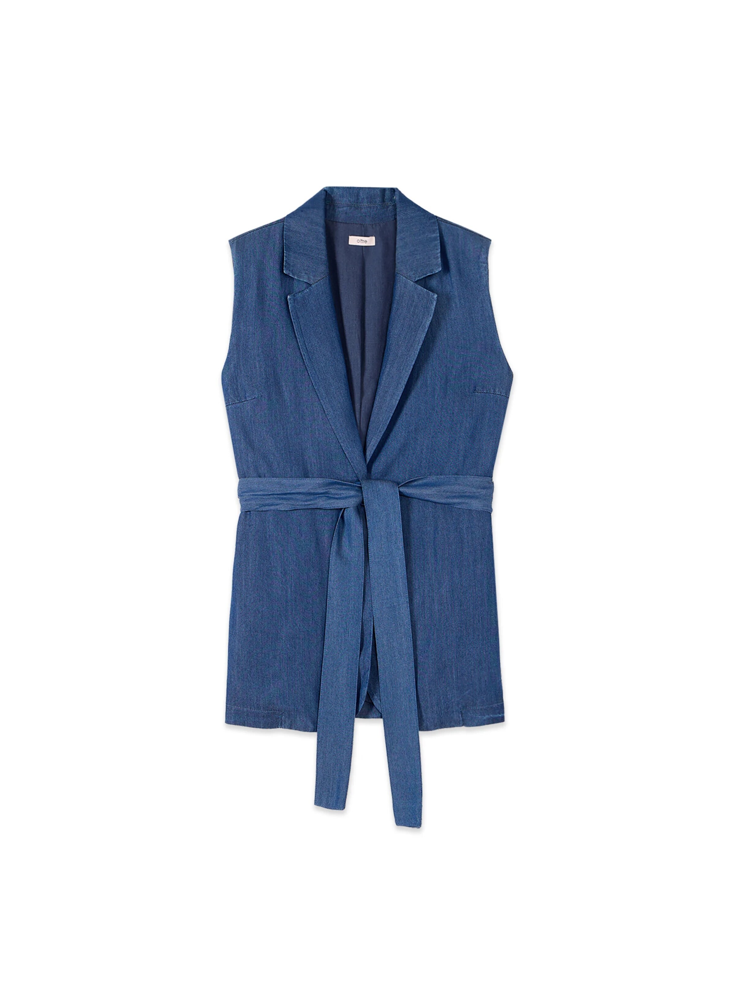 Gilet de costume oltre en bleu : devant
