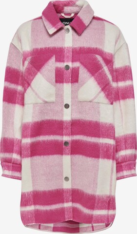 ONLY Between-season jacket 'Masha' in Pink: front