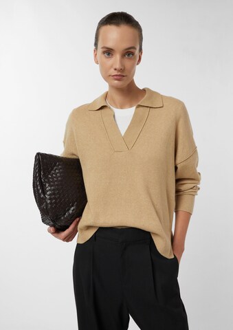 COMMA Sweater in Brown: front