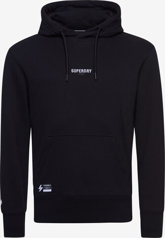 Superdry Sweatshirt in Black: front