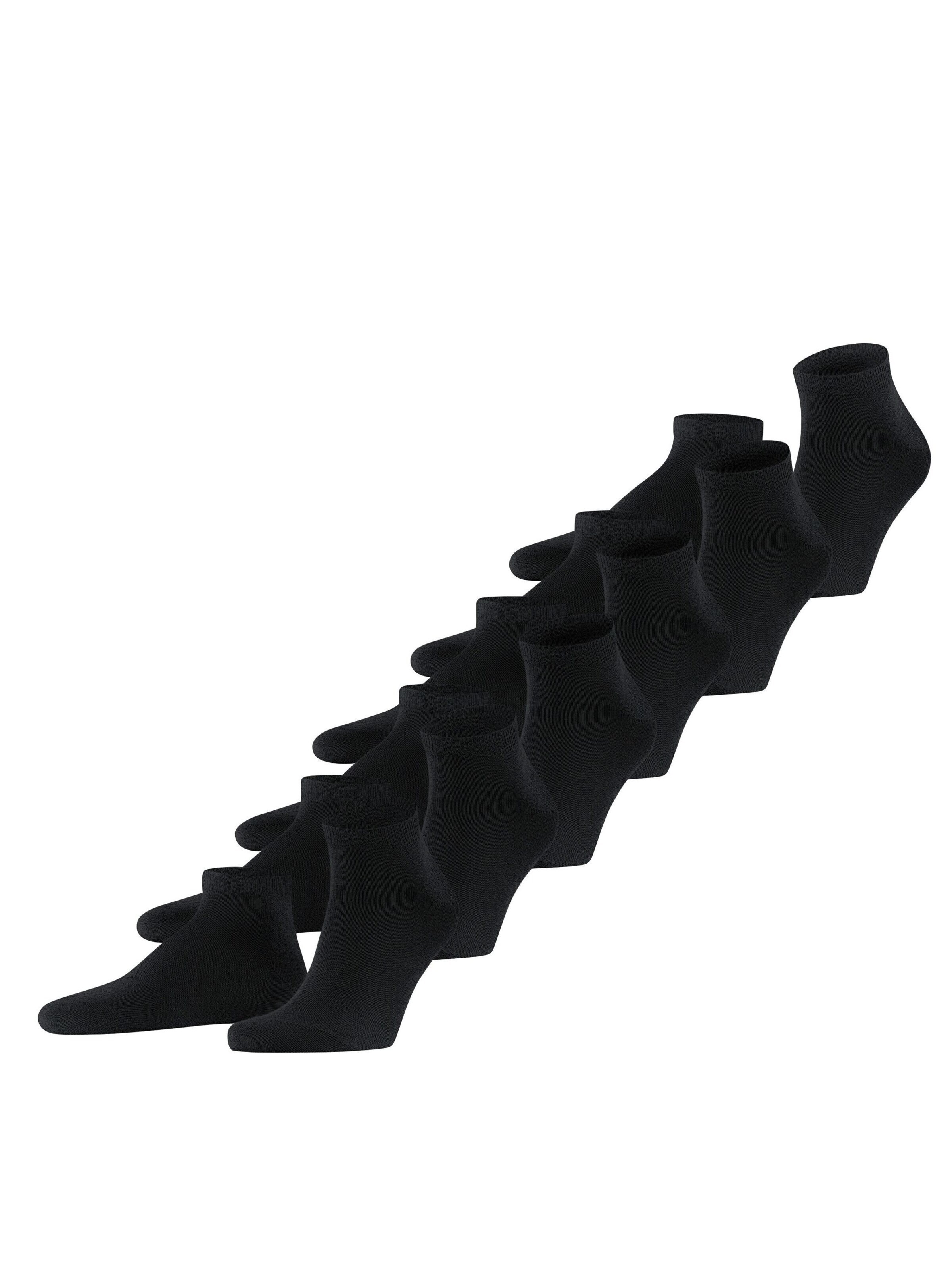 FALKE Socken 'Happy 6-Pack'‌‌‌‌‌ in Schwarz: Vorderseite