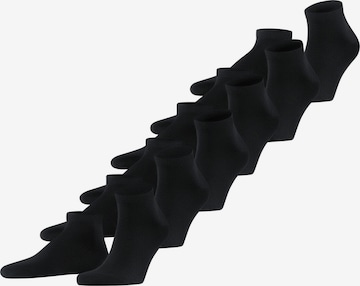 FALKE Socken 'Happy 6-Pack' in Schwarz: Vorderseite