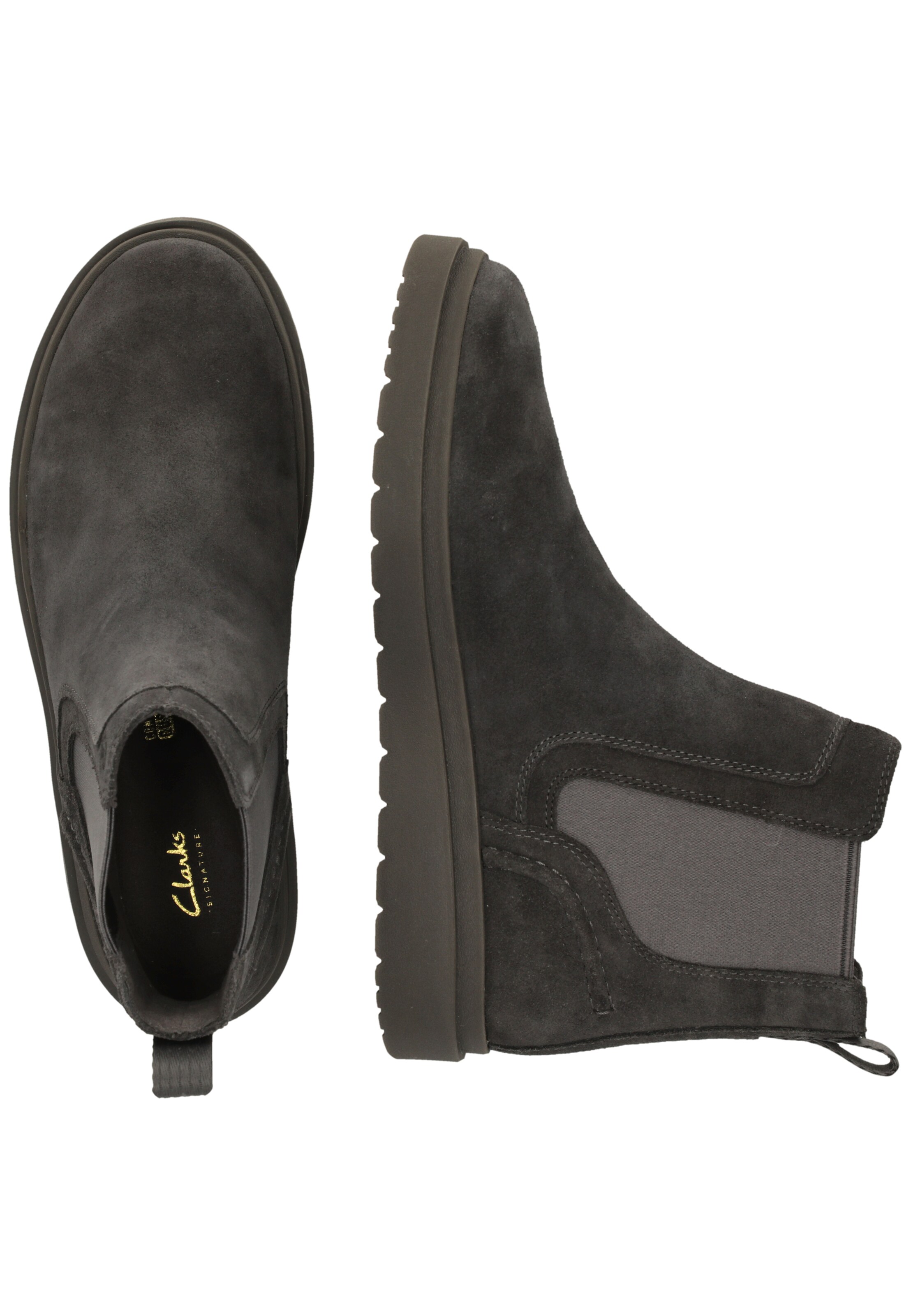 CLARKS Boot 'Polden Easy' in Grey