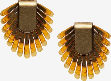 Gretchen Earrings 'Pam Pem' in Yellow: front