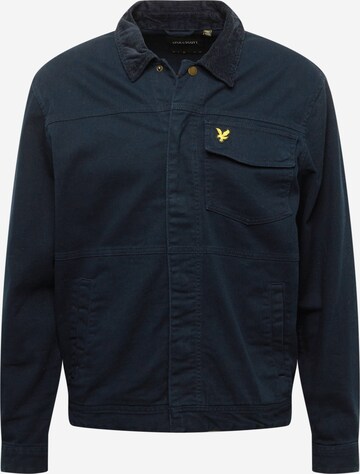 Lyle & Scott Přechodná bunda – modrá: přední strana