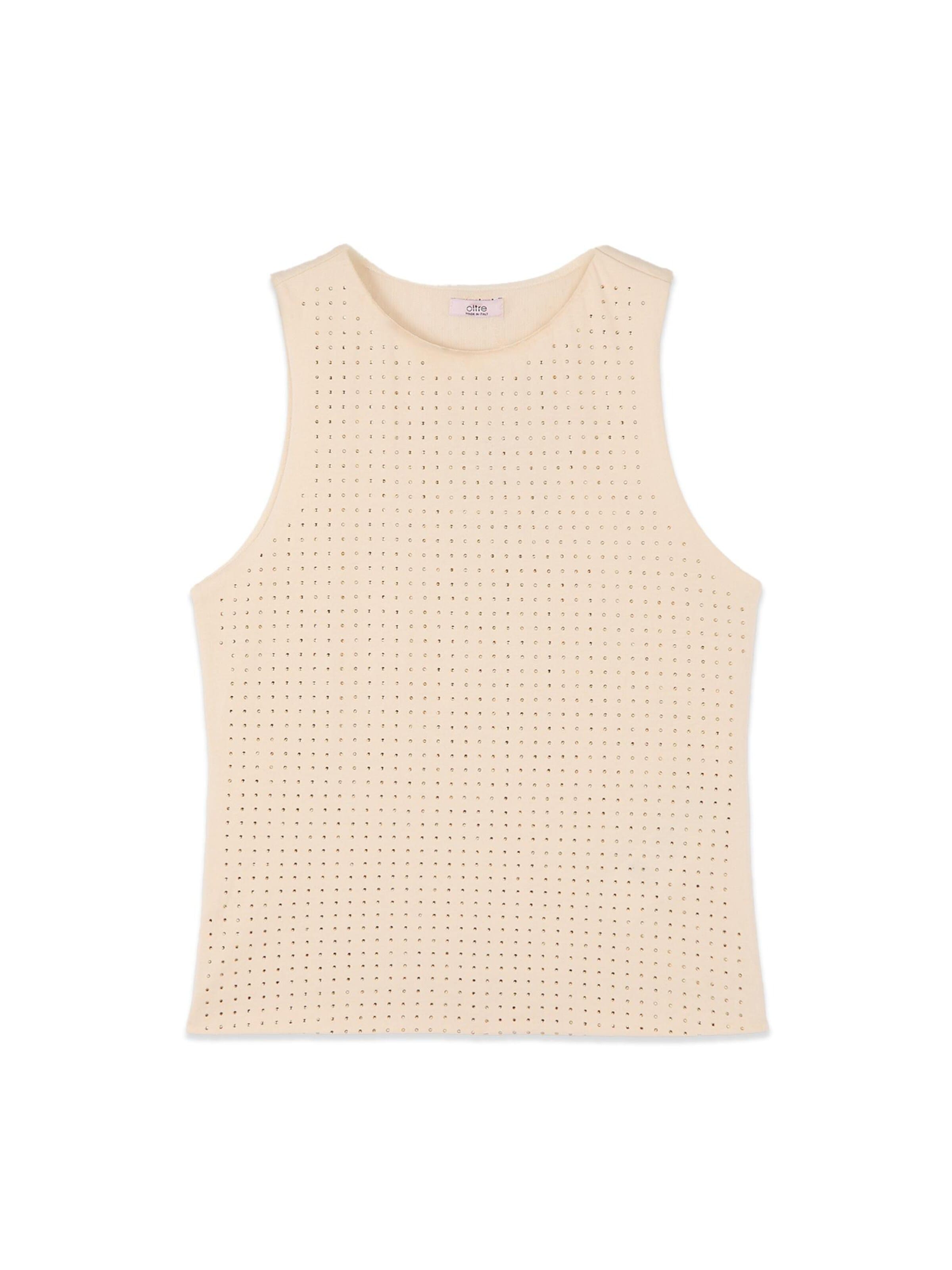 Haut oltre en beige : devant
