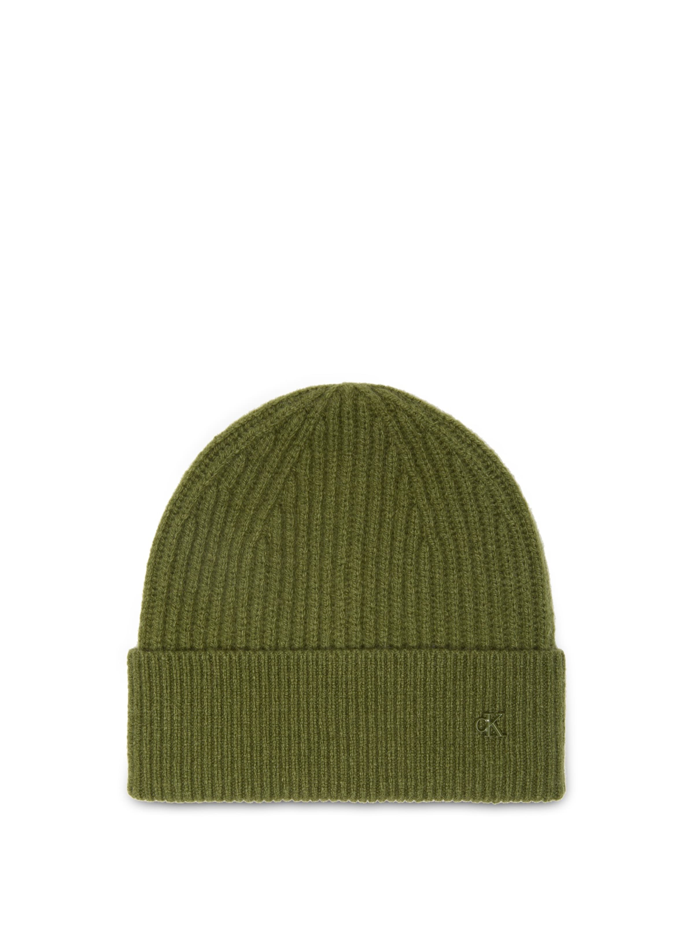Berretto di Calvin Klein in verde: frontale