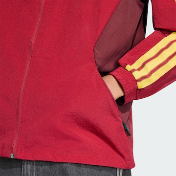 ADIDAS PERFORMANCE - Chaqueta de chándal 'AS Rom Anthem' en rojo