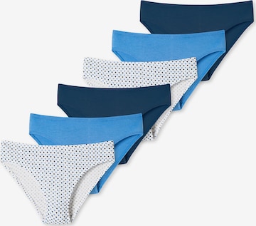 SCHIESSER Underpants ' 95/5 Organic Cotton ' in Blue: front