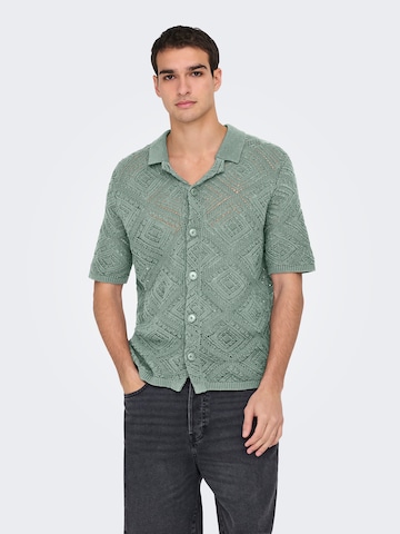 žalia Only & Sons Kardiganas 'ONSKOLMAR': priekis