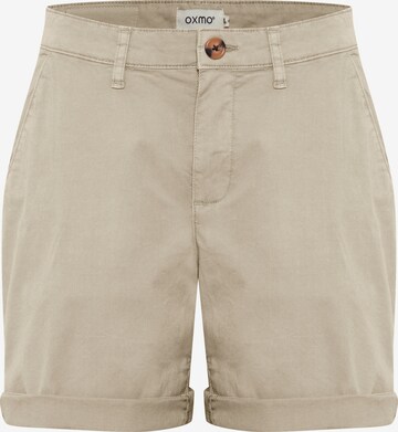 Oxmo Regular Pants 'Charline' in Beige: front