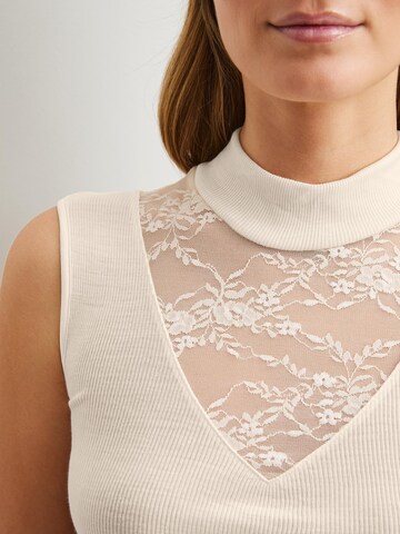 Maglietta intima 'Silky Wool Glam' di CALIDA in beige