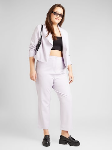 ABOUT YOU Curvy Regular Pants in Purple