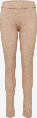 SELECTED FEMME Skinny Leggings 'Novah' in Bruin: voorkant